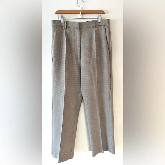 MAISON MARGIELA MM6 Micro Plaid Straight Cut Trousers | Size 46 | Made in Italy - Picture 2 of 12
